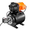 VEVOR 1 HP Shallow Well Pump with Pressure Tank, 1000 GPH/3700 L/H, Automatic Irrigation Water Booster Pump with 164 ft Lift 20/40 PSI Pressure Switch, Thermoplastic Pump Head for Home Garden Lawn