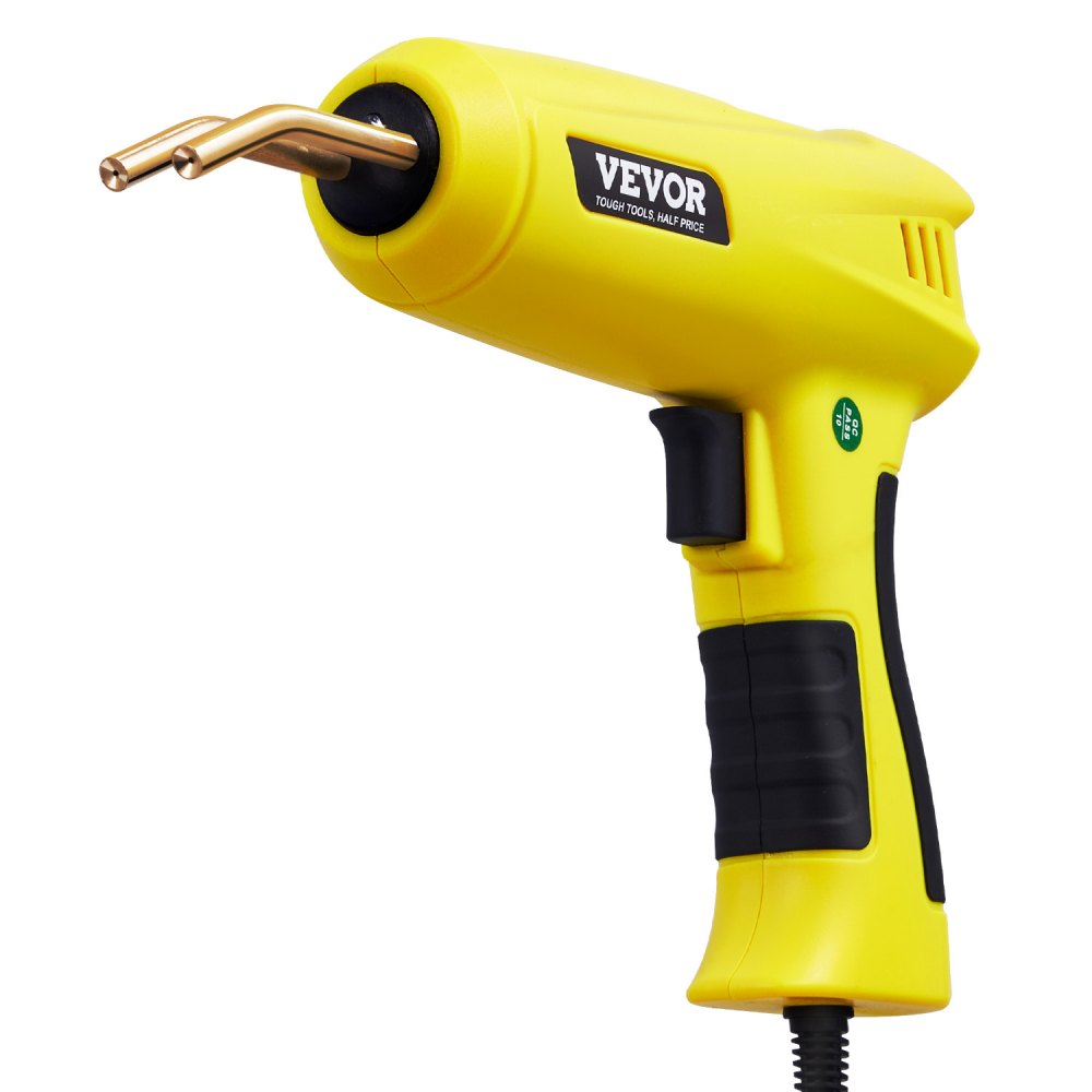 VEVOR Plastic Welding Kit, 220W Plastic Welder Gun with 800PCS Hot Staples & 56PCS Welding Rods, Professional Hot Staple Welding Gun with LED Light, Carrying Case for Kayak, Toys, Car Bumper Repair