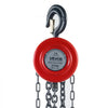 VEVOR Hand Chain Hoist, 4400 lbs /2 Ton Capacity Chain Block, 8ft/2.5m Lift Manual Hand Chain Block, Manual Hoist with Industrial-Grade Steel Construction for Lifting Good in Transport & Workshop, Red