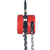 VEVOR Hand Chain Hoist, 4400 lbs /2 Ton Capacity Chain Block, 8ft/2.5m Lift Manual Hand Chain Block, Manual Hoist with Industrial-Grade Steel Construction for Lifting Good in Transport & Workshop, Red
