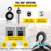 VEVOR Hand Chain Hoist, 2200 lbs /1 Ton Capacity Chain Block, 10ft/3m Lift Manual Hand Chain Block, Manual Hoist with Industrial-Grade Steel Construction for Lifting Good in Transport & Workshop, Blac