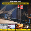 VEVOR Hand Chain Hoist, 2200 lbs /1 Ton Capacity Chain Block, 10ft/3m Lift Manual Hand Chain Block, Manual Hoist with Industrial-Grade Steel Construction for Lifting Good in Transport & Workshop, Red