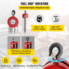 VEVOR Hand Chain Hoist, 2200 lbs /1 Ton Capacity Chain Block, 10ft/3m Lift Manual Hand Chain Block, Manual Hoist with Industrial-Grade Steel Construction for Lifting Good in Transport & Workshop, Red