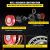 VEVOR Hand Chain Hoist, 2200 lbs /1 Ton Capacity Chain Block, 10ft/3m Lift Manual Hand Chain Block, Manual Hoist with Industrial-Grade Steel Construction for Lifting Good in Transport & Workshop, Red