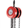 VEVOR Hand Chain Hoist, 2200 lbs /1 Ton Capacity Chain Block, 10ft/3m Lift Manual Hand Chain Block, Manual Hoist with Industrial-Grade Steel Construction for Lifting Good in Transport & Workshop, Red