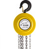 VEVOR Hand Chain Hoist, 2200 lbs /1 Ton Capacity Chain Block, 20ft/6m Lift Manual Hand Chain Block, Manual Hoist with Industrial-Grade Steel Construction for Lifting Good in Transport & Workshop, Yell