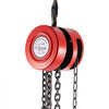 VEVOR Hand Chain Hoist, 4400 lbs /2 Ton Capacity Chain Block, 7ft/2m Lift Manual Hand Chain Block, Manual Hoist with Industrial-Grade Steel Construction for Lifting Good in Transport & Workshop, Red