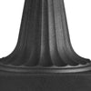 VEVOR Plastic Urn Planters, 9.8 x 16.5 Inch, 2 Pack Black Classic Flower Pots Front Porch Planters, Indoor & Outdoor Vase for Wedding, Party, Event, Home, Stage, Garden, Balcony, Patio Decoration
