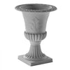 VEVOR Plastic Urn Planter 15.75"x21.26" 1 Pack Gray Classic Urn Flower Pot, for Wedding, Party, Event, Home, Stage, Garden, Balcony, and Patio Decoration, Front Porch Planter, Indoor & Outdoor Vase