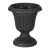 VEVOR Plastic Urn Planters 12.99"x14.96" 2 PCS Black Classic Urn Flower Pot, for Wedding, Party, Event, Home, Stage, Garden, Balcony, and Patio Decoration, Front Porch Planters, Indoor & Outdoor Vase
