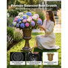 VEVOR Plastic Urn Planters 13.78"x22.83" 2 PCS Brass Classic Urn Flower Pot, for Wedding, Party, Event, Home, Stage, Garden, Balcony, and Patio Decoration, Front Porch Planters, Indoor & Outdoor Vase