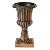 VEVOR Plastic Urn Planters 13.78"x22.83" 2 PCS Brass Classic Urn Flower Pot, for Wedding, Party, Event, Home, Stage, Garden, Balcony, and Patio Decoration, Front Porch Planters, Indoor & Outdoor Vase