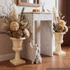VEVOR Plastic Urn Planters 13.78"x22.83" 2 PCS Beige Classic Urn Flower Pot, for Wedding, Party, Event, Home, Stage, Garden, Balcony, and Patio Decoration, Front Porch Planters, Indoor & Outdoor Vase