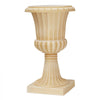 VEVOR Plastic Urn Planters 13.78"x22.83" 2 PCS Beige Classic Urn Flower Pot, for Wedding, Party, Event, Home, Stage, Garden, Balcony, and Patio Decoration, Front Porch Planters, Indoor & Outdoor Vase