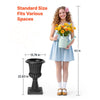 VEVOR Plastic Urn Planters 13.78"x22.83" 2 PCS Gray Classic Urn Flower Pot, for Wedding, Party, Event, Home, Stage, Garden, Balcony, and Patio Decoration, Front Porch Planters, Indoor & Outdoor Vase
