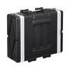 VEVOR 4U Rack Case, Standard 19 in Depth, Server Rack Cabinet with ABS Construction Handle Heavy-Duty Twist Butterfly Latches, Detachable Front & Back Panels, for Amps, Mixers, Microphone Receivers