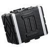 VEVOR 8U Rack Case, Standard 19 in Depth, Server Rack Cabinet with ABS Construction Wheels Heavy-Duty Twist Butterfly Latches, Detachable Front & Back Panels, for Amps, Mixers, Microphone Receivers