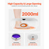 VEVOR Paraffin Wax Machine for Hands and Feet, 2000ML Professional Paraffin Wax Warmer, Low/High 2-Level Temperature Control Paraffin Bath Moisturizing Kit for Skin Hydration, Home Spa, Beauty Salons
