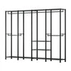 VEVOR Clothing Garment Rack, Heavy Duty Closet Wardrobe, Adjustable Tiers Clothes Racks with Steel Frame, 1100 lbs Load Capacity Clothes Rack with 4 Hanging Rods for Bedroom, Clothing Store, Hallway