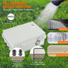 VEVOR Outdoor Electrical Junction Box, 16.93 x 12.99 x 7.09 in, ABS Plastic Electrical Enclosure Box with Hinged Cover Stainless Steel Latch, IP67 Dustproof Waterproof for Outdoor Electrical Projects