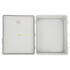 VEVOR Outdoor Electrical Junction Box, 20.87 x 16.92 x 7.87 in, ABS Plastic Electrical Enclosure Box with Hinged Cover Stainless Steel Latch, IP67 Dustproof Waterproof for Outdoor Electrical Projects