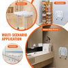 VEVOR Folding PE Shower Seat, 15.7'' x 14.8'' Unfolded, Wall Mounted Fold Up Shower Bench with 500 lbs Load Capacity, Space Saving Fold Down Shower Chair for Seniors Pregnant Women Children Adults