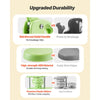 VEVOR Button Maker Machine, 2.95 in, Plastic Pin Maker with 100pcs Button Parts, Circle Cutter and Magic Book, Reinforced Ergonomic Handle, for DIY Badges, Personalized Pins and Key Chains, Green