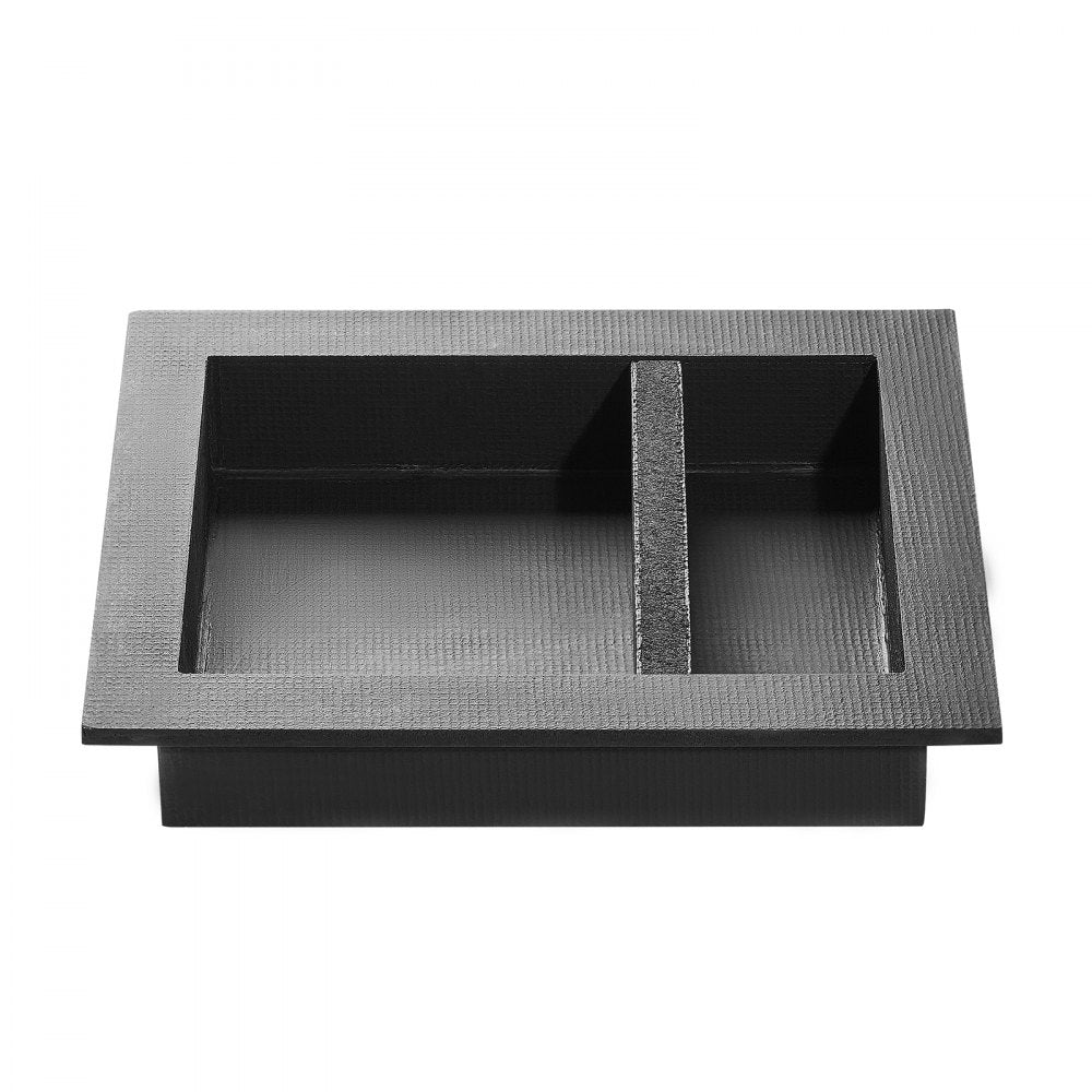 VEVOR Shower Niche, 16 x 20 x 4 inch Recessed Wall Niche with Movable Divider Shelf, Modern Soap & Shampoo Storage Organizer, Square Corners, Sealed Waterproof Design, Black for Bathroom Shower