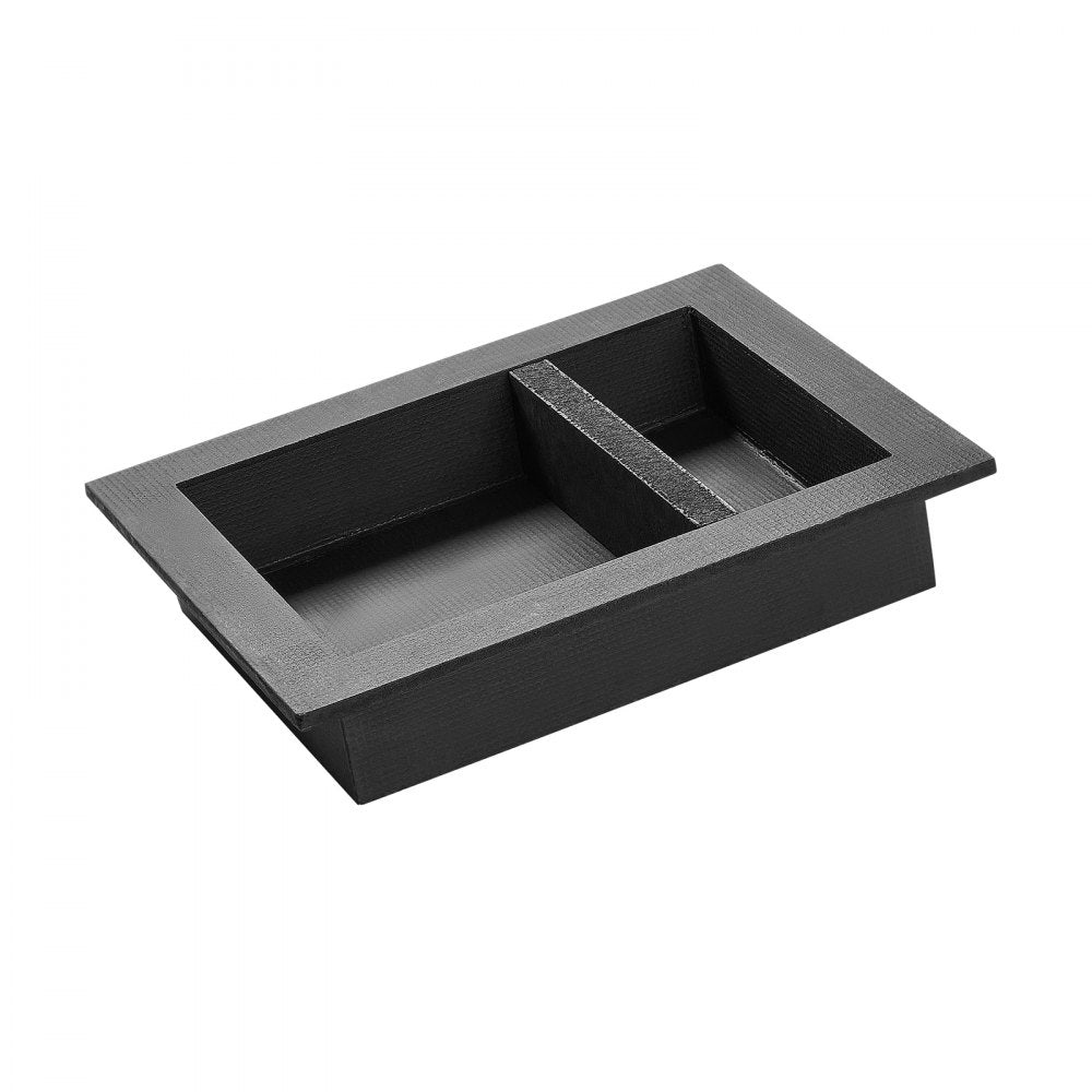 VEVOR Shower Niche, 16 x 20 x 4 inch Recessed Wall Niche with Movable Divider Shelf, Modern Soap & Shampoo Storage Organizer, Square Corners, Sealed Waterproof Design, Black for Bathroom Shower
