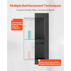 VEVOR Shower Niche, 16 x 32 inch + 16 x 32 inch Recessed Wall Niche with Movable Shelf, 4 inch Thick Modern Soap&Shampoo Storage Organizer,Square Corners,Sealed Waterproof,Black for Bathroom Shower
