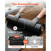 VEVOR 6 Mil Plastic Sheeting 20' x 100' Black Heavy Duty Polyethylene Roll, Thick Plastic Roll for Garden, Drop Cloth Painters Tarp, Polyethylene Covering for Crawl Space Vapor Barrier, Weed Control