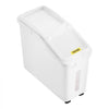 VEVOR Rice Storage Container, 11.4Gallon/50L Capacity Large Dog Food Dispenser Bin, Kitchen Ingredient Grain Cereal Flour Bin, Pet food Containers with Wheels, Scoop, Scale Line, Airtight Lid, 1 Pack