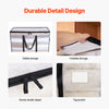 VEVOR 90L Large Storage Bags, 6 Pack Clothes Storage Bins, Foldable Closet Organizers Containers with Reinforced Handle, Plastic Storage Bags for Clothing, Blanket, Comforter, Bed Sheet, and Pillow