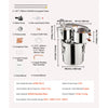 VEVOR Alcohol Still, 3 Gal / 11.4 L Stainless Steel Water Alcohol Distiller with Copper Coil for Fast Cooling, Dual Condenser Distiller Kit with Secondary Distillation, for Wine Whisky Brandy, Silver
