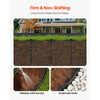 VEVOR Landscape Edging, 20 ft x 2 in Plastic Garden Border Edging with 120 Spikes, No Dig, Flexible Lawn Edgings Roll, UV-Resistant Mini Fence Borders Pathway Edgings for Flower Beds Yard Paver
