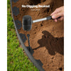 VEVOR Landscape Edging, 33 ft x 4 in Plastic Garden Border Edging with 30 Spikes & 2 Ground Stakes, No Dig, Flexible Lawn Edgings Roll, UV-Resistant Mini Fence Borders for Flower Beds Yard Paver