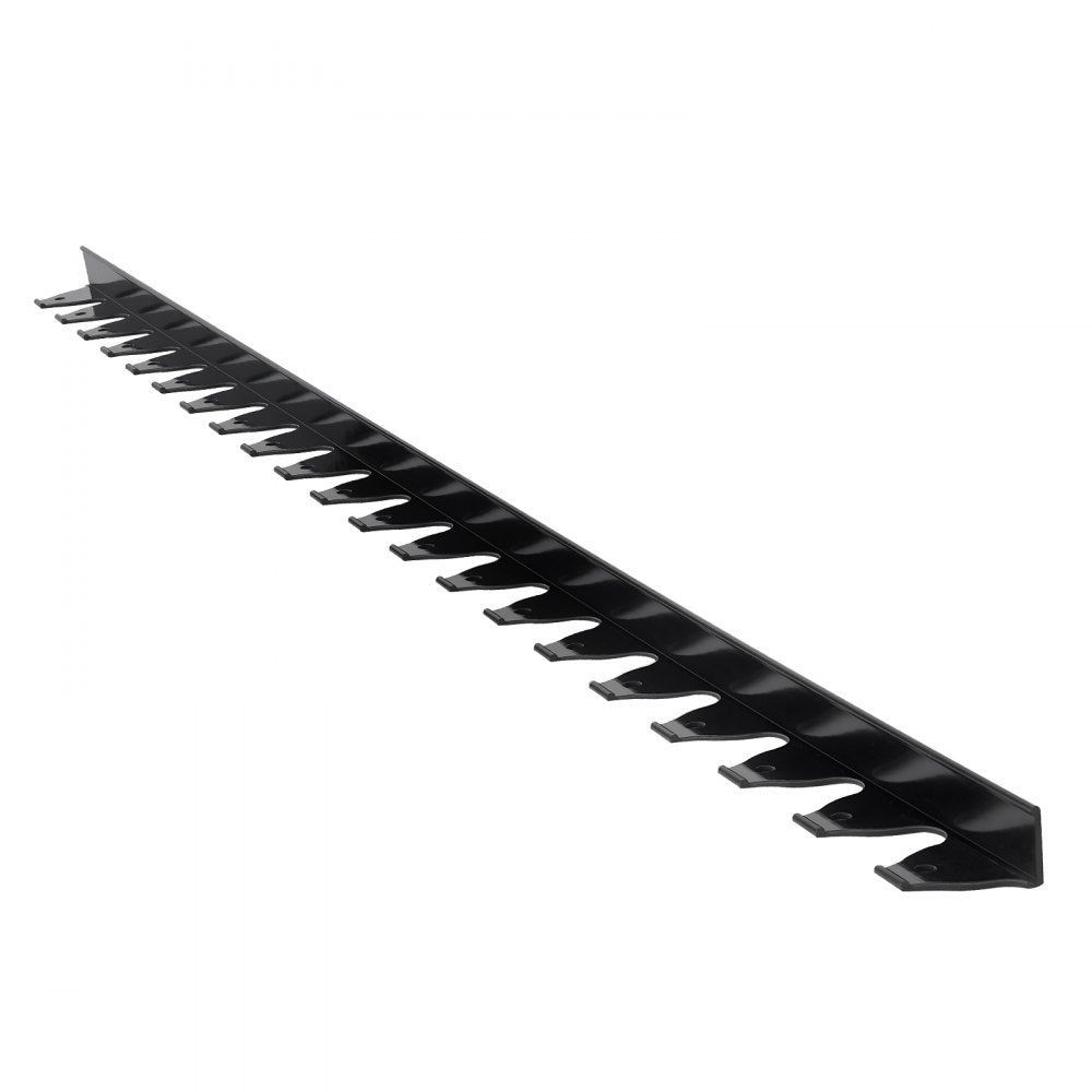 VEVOR Landscape Edging Border, 10Pcs 6 ft x 1.6 in Plastic Garden Edging with 60 Spikes, Sun-Resistant Flowerbed Borders, DIY Layout, No Dig Garden Edger Border Divider for Lawn Edgings for Yard