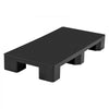 VEVOR Plastic Pallets, 2 Pcs Plastic Pallets for Basement Storage, Lightweight Waterproof Floor Storage Pad for Indoor Outdoor Supermarket Warehouse, Support up to 2205 lbs, 39.4"x19.7"x5.4", Black