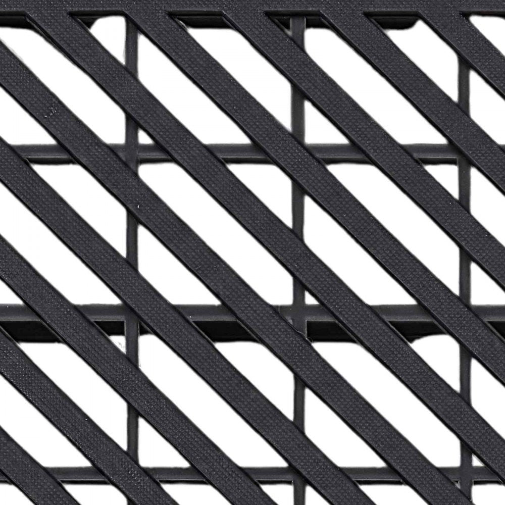 VEVOR Plastic Pallets, 6 Pcs Plastic Pallets for Basement Storage, Nestable Lightweight Waterproof Storage Pad with Breathable Grid for Indoor Outdoor Supermarket Warehouse, 23.6"x11.8"x1.2", Black