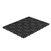 VEVOR Plastic Pallets, 6 Pcs Plastic Pallets for Basement Storage, Nestable Lightweight Waterproof Storage Pad with Breathable Grid for Indoor Outdoor Supermarket Warehouse, 23.6"x11.8"x1.2", Black