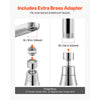 VEVOR Faucet Aerator, 360° Swivel Kitchen Sink Aerator, 5-Function 5-Flow Sink Sprayer Attachment, Bathroom Faucet Extender Head Replacement for 15/16 inch Female Thread with Adapter & 55/64 inch Male