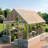 VEVOR Roof Panels, 12Pcs Polycarbonate Roofing Panels Double Layer, High Impact Corrugated Plastic Greenhouse Replacement Cover, Waterproof for Gazebos, Chicken Coops, Home, Garden (5' x 2' x 0.24")