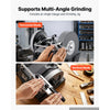VEVOR Water-Cooled Grinding Machine, 1.6A 145RPM Knife Sharpening Machine, 10" Wet Grinding Wheel & 8" Leather Stropping Wheel, Wet/Dry Stone Grinder with Water-Cooling Tray for Knives Chisels, 120V