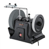 VEVOR Water-Cooled Grinding Machine, 1.6A 145RPM Knife Sharpening Machine, 10" Wet Grinding Wheel & 8" Leather Stropping Wheel, Wet/Dry Stone Grinder with Water-Cooling Tray for Knives Chisels, 120V