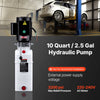 VEVOR 10 Quart Hydraulic Pump, 2.2KW Hydraulic Dump Trailer Pump Single Acting, 3200 PSI Max Relief Pressure, 1.7 GPM Flow Rate, AC220-240V Hydraulic Power Unit Car Lift (Vertical Installation)