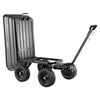 VEVOR Garden Dump Cart, 1200 lbs Poly Dump Cart, 7 Cu. Ft. Garden Carts Dumps Wagon with 2-in-1 Convertible Handle, 90° Quick-Dumps Mechanism, 180° Swivel Wheels, Yard Wagon for Plants, Soil, Crops
