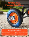 16 inch puncture-proof no-flat tire detail