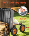 90 degree quick-dump mechanism demonstration