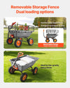 Removable storage fence and dual loading options