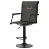 VEVOR Hunting Chair, 360° Silent Swivel, Lightweight Blind Chair, Heavy-Duty Steel Frame Ground Stool Seat, with Padded Armrests, Height Adjustable, 300 Lbs Capacity, for Outdoor Fishing, Camping